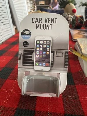 Soporte de ventilación para automóvil de Vivitar - Gris *Nuevo* Soporte para teléfono móvil iPhone Android Foto 1 de 3