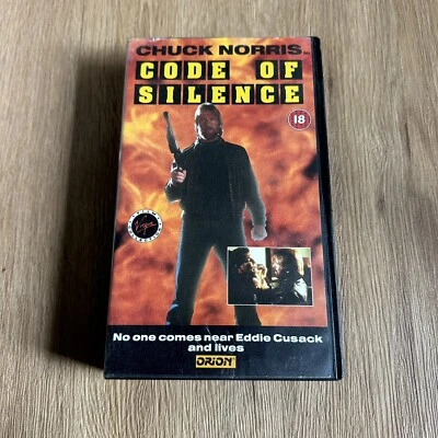 Code of Silence - Chuck Norris - PAL VHS Video Tape - Image 1 of 4