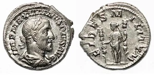 *AET* MAXIMINUS I THRAX AR Denario. EF+/EF. La fidelidad. - Imagen 1 de 1