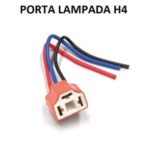 Connettore porta lampada H4 cablato anabbaglianti fiat lanci panda fari ceramica - Foto 1 di 9