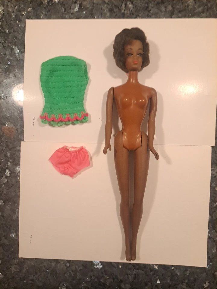 1968 Vintage HTF AA Barbie Talking Christie Doll Original Outfit Doesn't Talk - Image 1 of 4