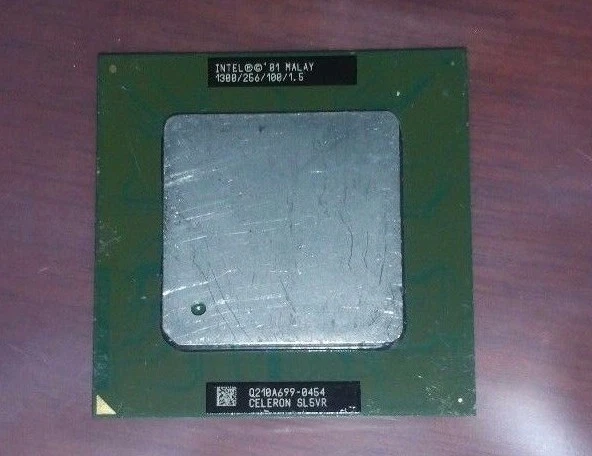 INTEL CELERON 1300/256/100/1.5  SOCKET 370 CPU STEP: SL5VR  RK80530RY013256 - Image 1 of 1
