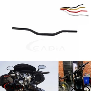 1 1/8" 28mm Handlebar Fat Bar Handle Bar For Harley Dyna Softail Low Rider FXLR - Picture 1 of 12