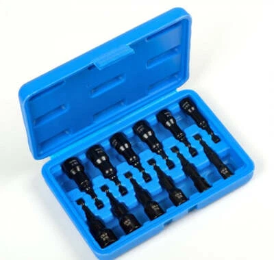 12 pc 1/4 Inch Drive Quick Change Kit Allen Wrench Hex Key Bit Socket Set Metric - Image 1 of 2