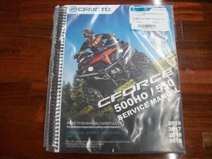 CFMOTO CF500 HO CForce ATV FABRICANTE DE EQUIPOS ORIGINALES MANUAL DE SERVICIO SM-CF500HO 2015-18-V1 2015 - 2018 - Imagen 1 de 1