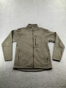 Avalanche Jacket Mens Medium Brown Mock Neck Full Zip Pockets Outdoors Adult - Picture 1 of 22