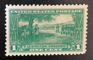 Estampilla de Estados Unidos #617 muy bien centrada MNH OG Washington en Cambridge - Imagen 1 de 2