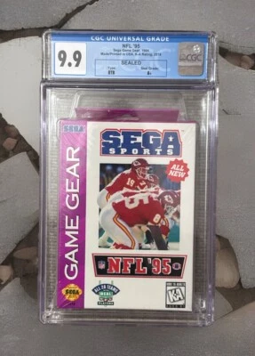 NFL 95 Sega Game Gear Brand New & Factory Sealed CGC Graded 9.9 Seal A+ - Image 1 of 2