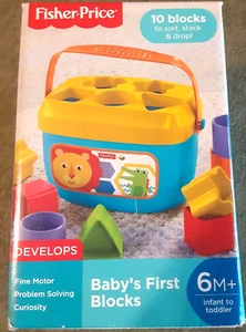 Fisher-Price Baby's First Blocks 6M+ Infant To Toddler Toy NEW - Picture 1 of 3