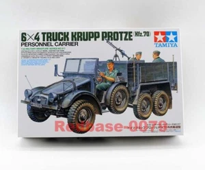 Tamiya Model 35317 1/35 German 6x4 Truck Krupp Protze Personnel Carrier w/3 fig - Imagen 1 de 1