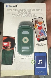 Vivitar Wireless Remote Phone Controller - Bluetooth - Green/White - NEW  - Picture 1 of 1
