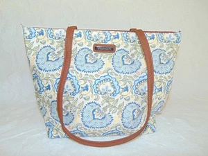 Bolso de Mano Longaberger Homestead Pequeño de Lona Tierra y Cielo Snap Magnético. - Imagen 1 de 11
