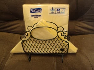 Serviettenhalter & 40 Stück Servietten - Bild 1 von 1