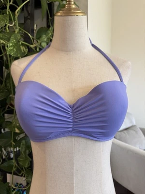 Top de biquíni 36D VICTORIA'S SECRET sem alças roxo muito sexy - Imagem 1 de 4