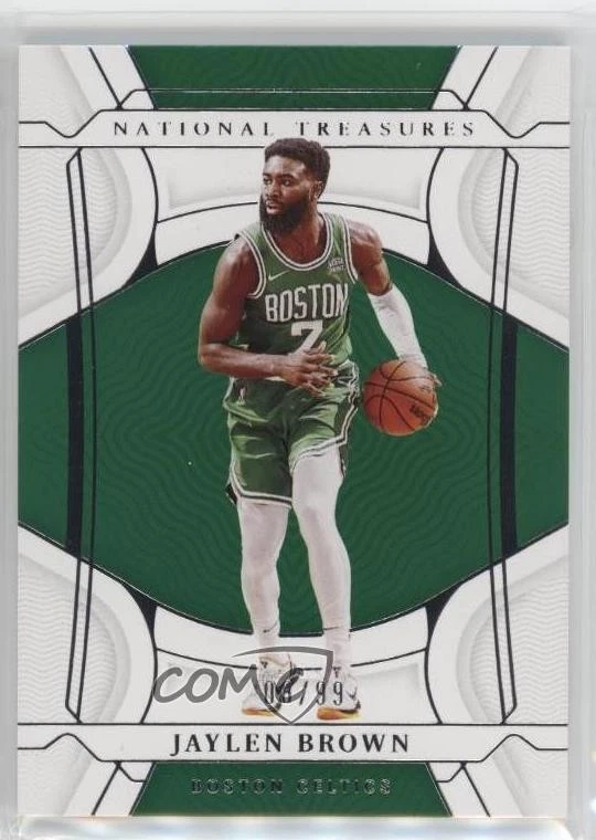2021-22 Panini National Treasures /99 Jaylen Brown #70 - Image 1 of 2