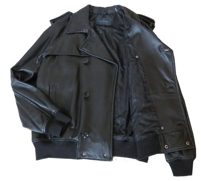 Chaqueta de cuero negra XL Sean John para mujer Foto 1 de 3