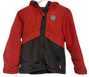 Oshkosh Boys Winter Jacket Size 10 Hood Red - Picture 1 of 5
