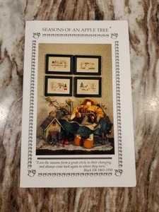 Eventide Designs Seasons Of An Apple Tree Counted Cross Stitch Pattern - Picture 1 of 3