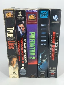 VHS Lot Action Horror Aliens Predator Blade Runner True Lies Terminator insgesamt 5 - Bild 1 von 11