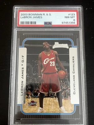 2003-04 Bowman дебютанты и звезды - дебютанты Леброн Джеймс #123 (RC) - Изображение 1 из 2