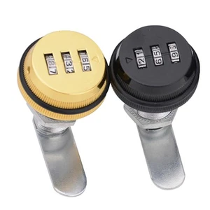 File Cabinet Password Cam Lock 3 Dial Anti Theft Zinc Alloy For Dressing Lock FY - Bild 1 von 17
