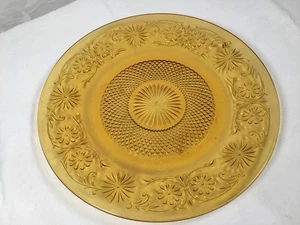 Plato vintage Indiana Glass Daisy 11" - Imagen 1 de 10