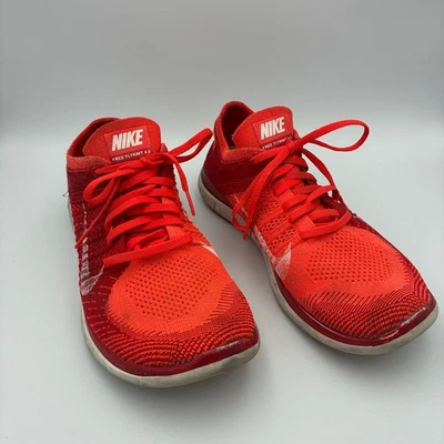 Nike Free Flyknit 4.0 Shoes - Mens Size 8.5 - Lightweight Running 631053-601 - Image 1 of 4