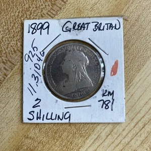 1899 Great Britain, UK, Shilling, Silver, KM# 781, Victoria - Picture 1 of 1
