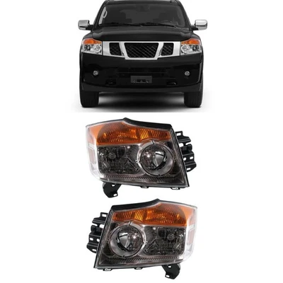Par de faros laterales conductor y pasajero para Nissan Armada 2008-2012 | NI2502175 Foto 1 de 4