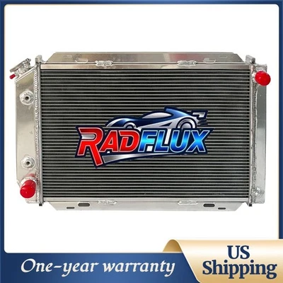 Radiador para Ford Mustang GT/LX V6/V8 1979-93 AT Lincoln Mercury Racing aluminio Foto 1 de 4