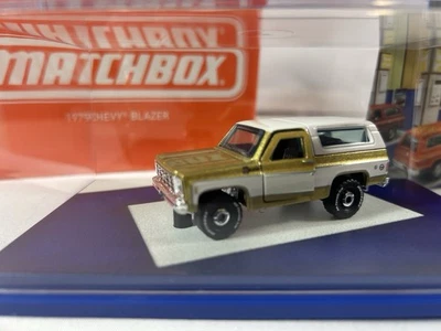 Matchbox Collectors 1979 Chevy Blazer Gold/White – New – Display Case - Image 1 of 4