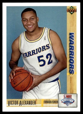 1991-92 Upper Deck Victor Alexander Rookie Golden State Warriors #10 - Image 1 of 2