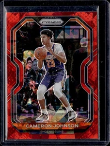 Cameron Johnson 2020-21 Panini Prizm #46 Red Ice Prizms Phoenix Suns - Picture 1 of 2