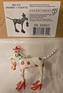 Vtg Dept 56 Patience Brewster Krinkle Dalmatian Dog Mini Christmas Ornament 2005 - Picture 1 of 8