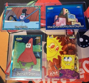 2025 Topps Chrome Spongebob Schwammkopf Lot (4) Nummerierte Karten /75 /199 PATRICK! - Bild 1 von 10
