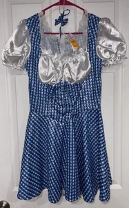 Mädchen Rubies Zauberer von Oz Dorothy blau weiß Kostüm Kleid Größe Medium - Bild 1 von 4