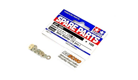 Tamiya Spare Parts 3mm Washer (15pcs) SP-586 50586 - Image 1 of 1