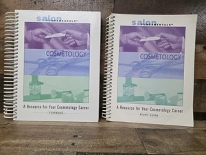 Salon Fundamentals Cosmetology Textbook And Study Guide 2000 Lot Of 2 - Picture 1 of 11
