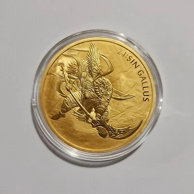 1 oz 2017 South Korea KOMSCO Zi Sin Gallus Fine Gold Bullion Metal Round Coin - Image 1 of 4