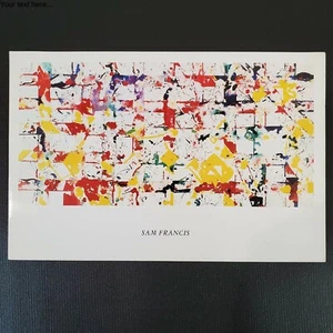 Original Sam Francis Artist Exhibition Invitation Andre Emmerich Gallery 1979 - Picture 1 of 4
