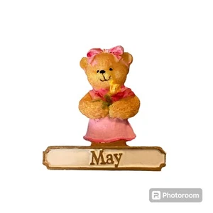 Ewiger Monatskalender Avon Teddybär Tage Mai Ersatz 2002 Vintage - Bild 1 von 2
