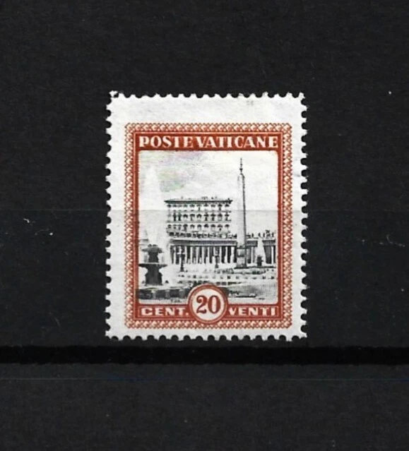Estampillas de la Ciudad del Vaticano - Scott- #22-20c-como nuevas/VLH-OG-1933 Foto 1 de 1