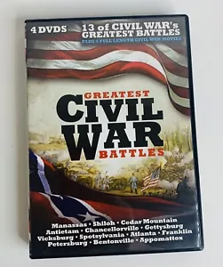 American Hair-Greatest Civil War Battles, 4 DVD Set - Picture 1 of 2