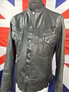 AllSaints Lederjacke/ Hemd - Größe L Premium Soft Leather - Bild 1 von 7