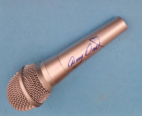 Donny Osmond 'The Osmonds', hand signed in person Microphone Cover