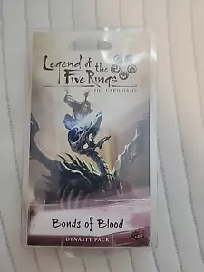 Legend of the Five Rings LCG: Bonds of Blood Dynasty Pack Juego Nuevo - Imagen 1 de 8