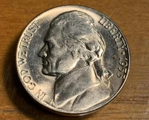 1953-S Jefferson Nickel Nice Uncirculated Condition SKU# 31419 - Picture 1 of 2
