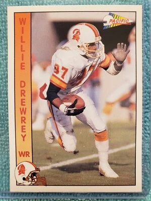 1992 PACIFIC WILLIE DREWERY #634 TAMPA BAY BUCCANEERS   - Image 1 of 4