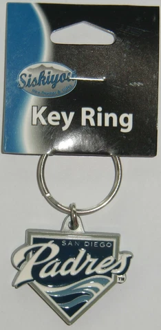 San Diego Padres 3-D Metal Key Chain MLB Licensed Baseball Cover