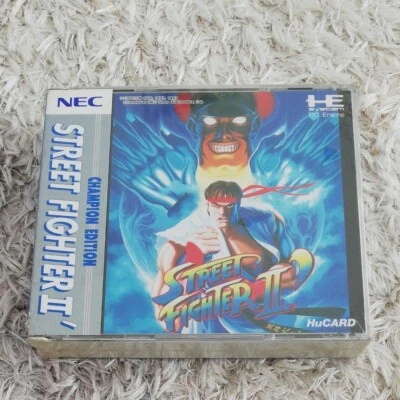 NEC PC Engine Software Street Fighter 2 Brand New Unused Unopened 1993 Japan - Image 1 of 4